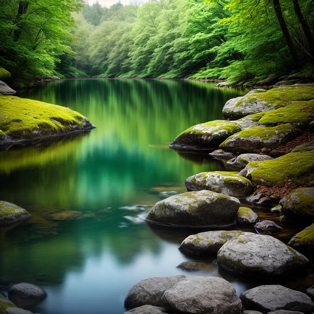 Fotos lago sereno mindfulness tranquilidade