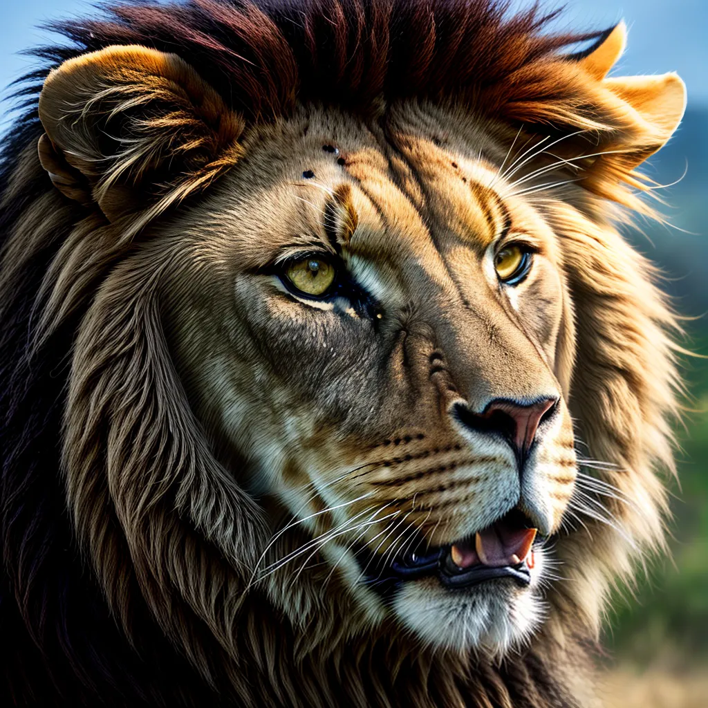 Os Atributos Divinos: Conheça as características essenciais de Deus 9 Fotos leao forca divina olhos dourados