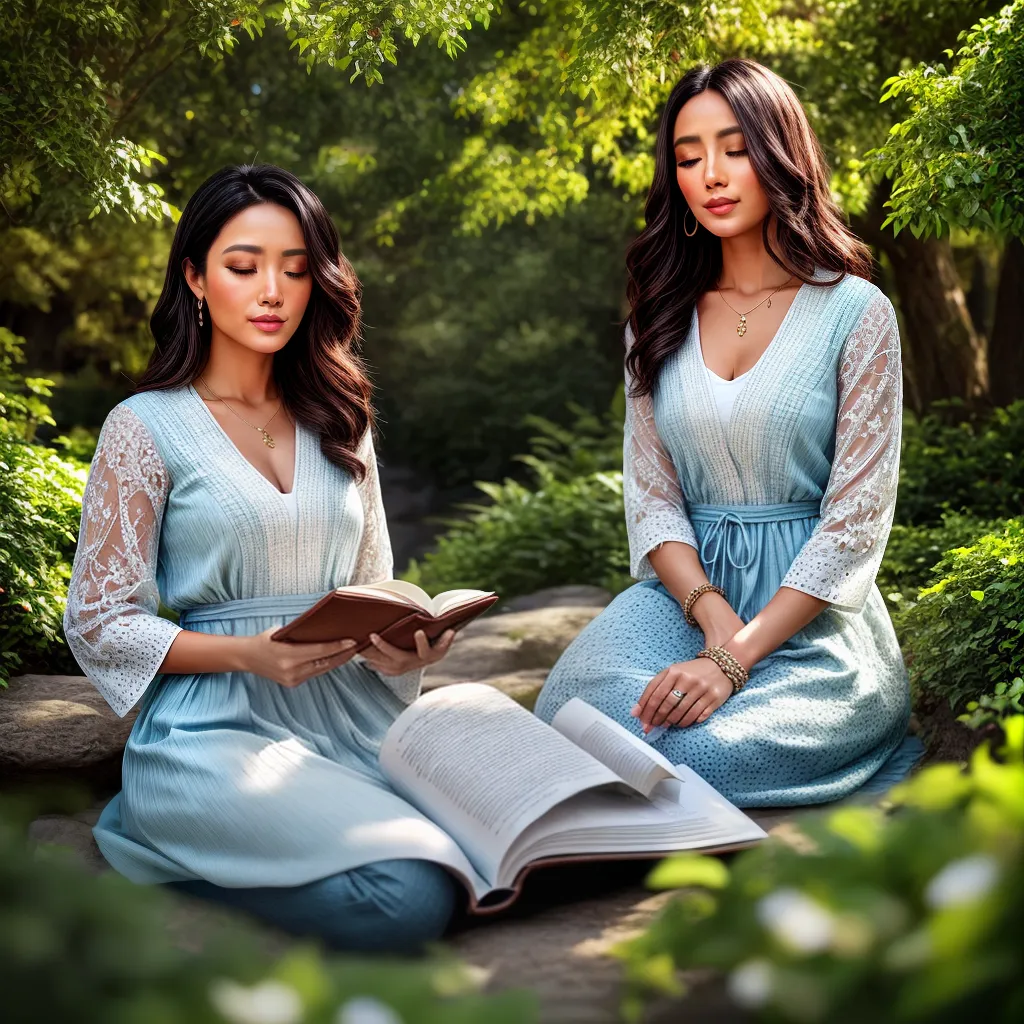 Como usar a Bíblia para encontrar paz interior 7 Fotos leitura biblia jardim paz sol