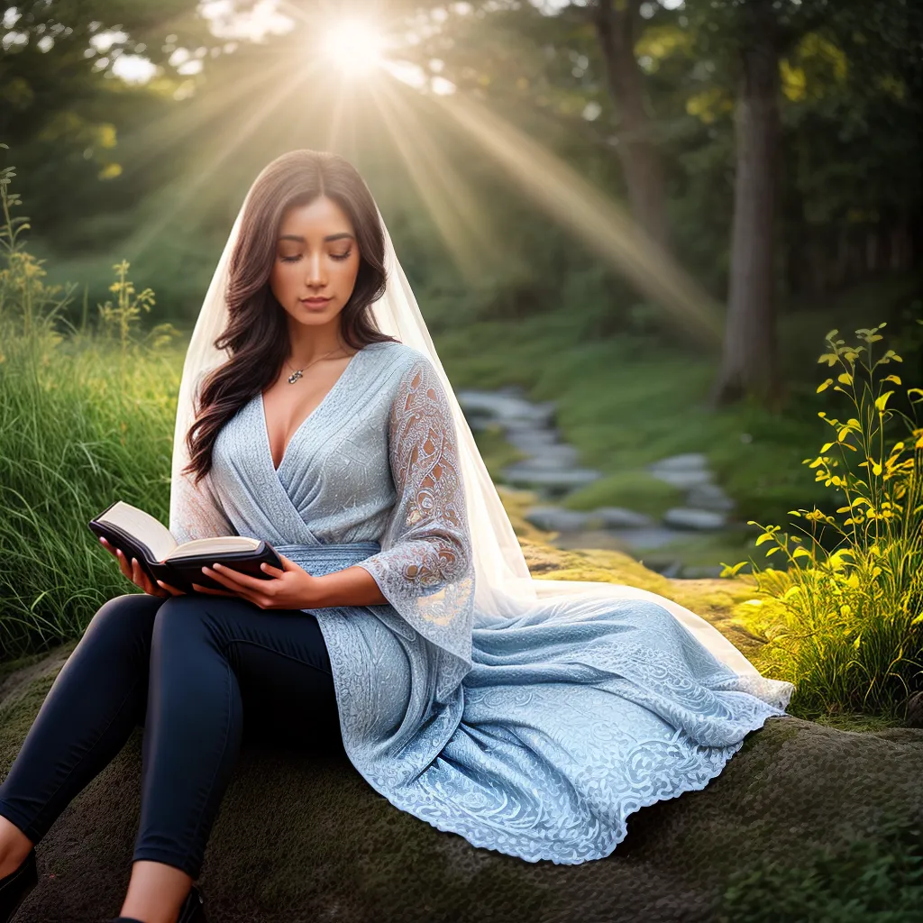 Por que a Palavra de Deus é essencial para a paz interior 7 Fotos leitura biblia natureza luz paz