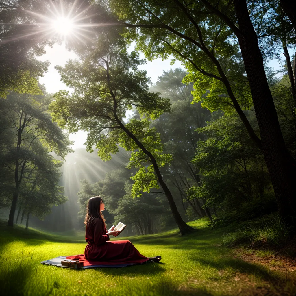 Fotos leitura biblia natureza paz 4