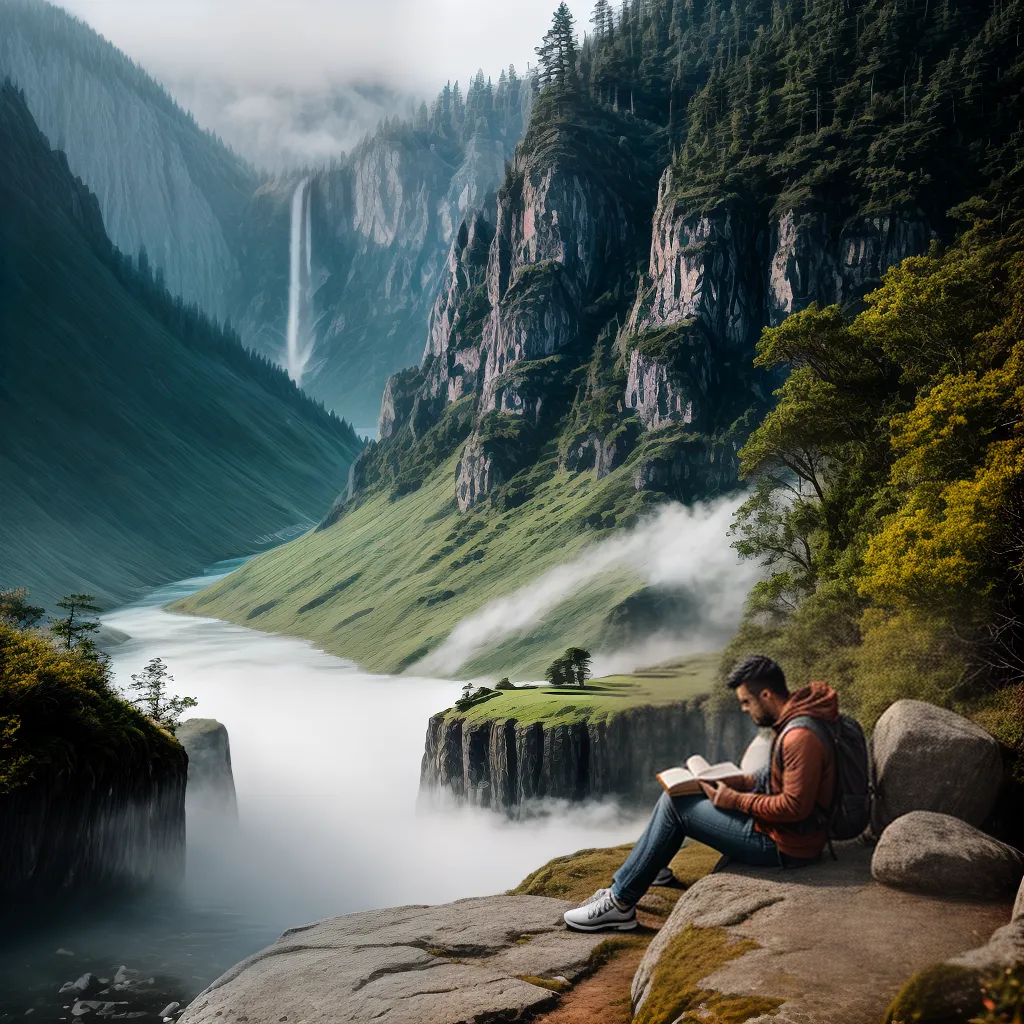 Fotos leitura biblia natureza serenidade 2