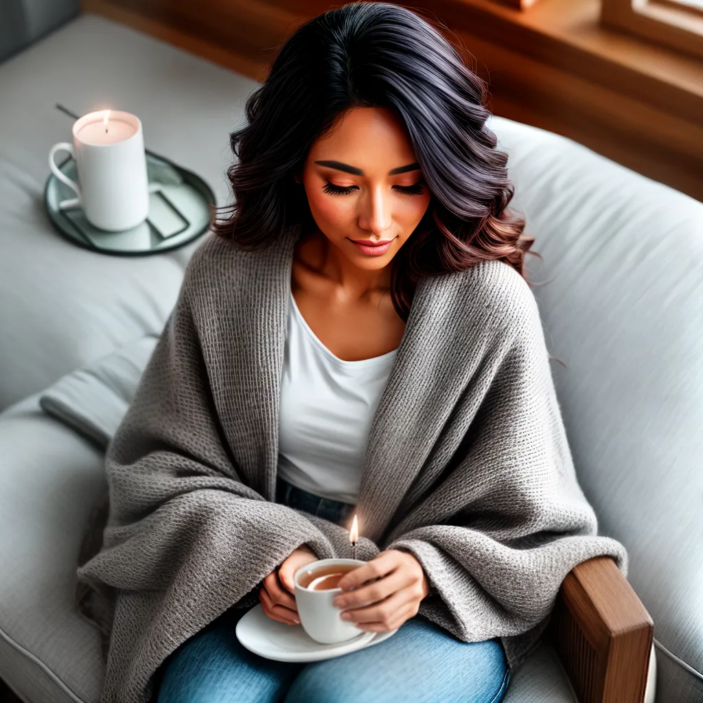 Como Encontrar Conforto em Tempos de Preocupação e Dor. 9 Fotos leitura conforto vela cha