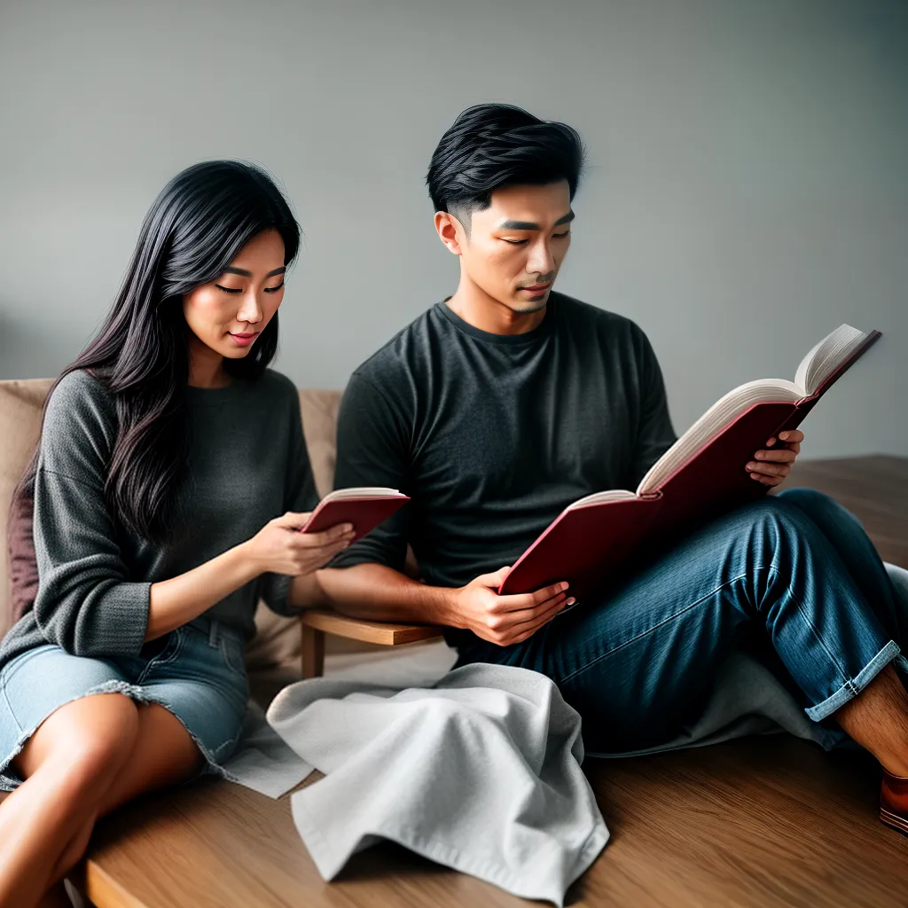 Fotos leitura espiritual pais filho heranca