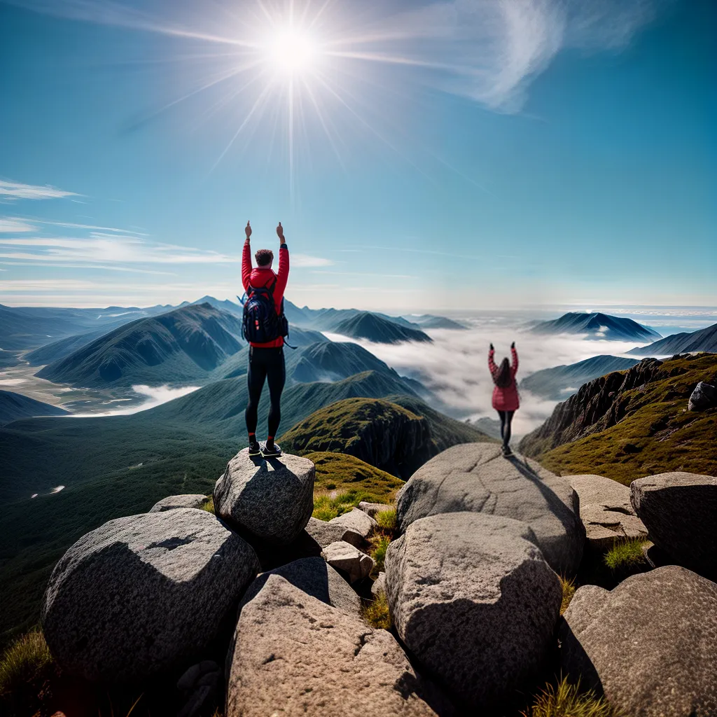 Fotos liberdade graca montanha sol