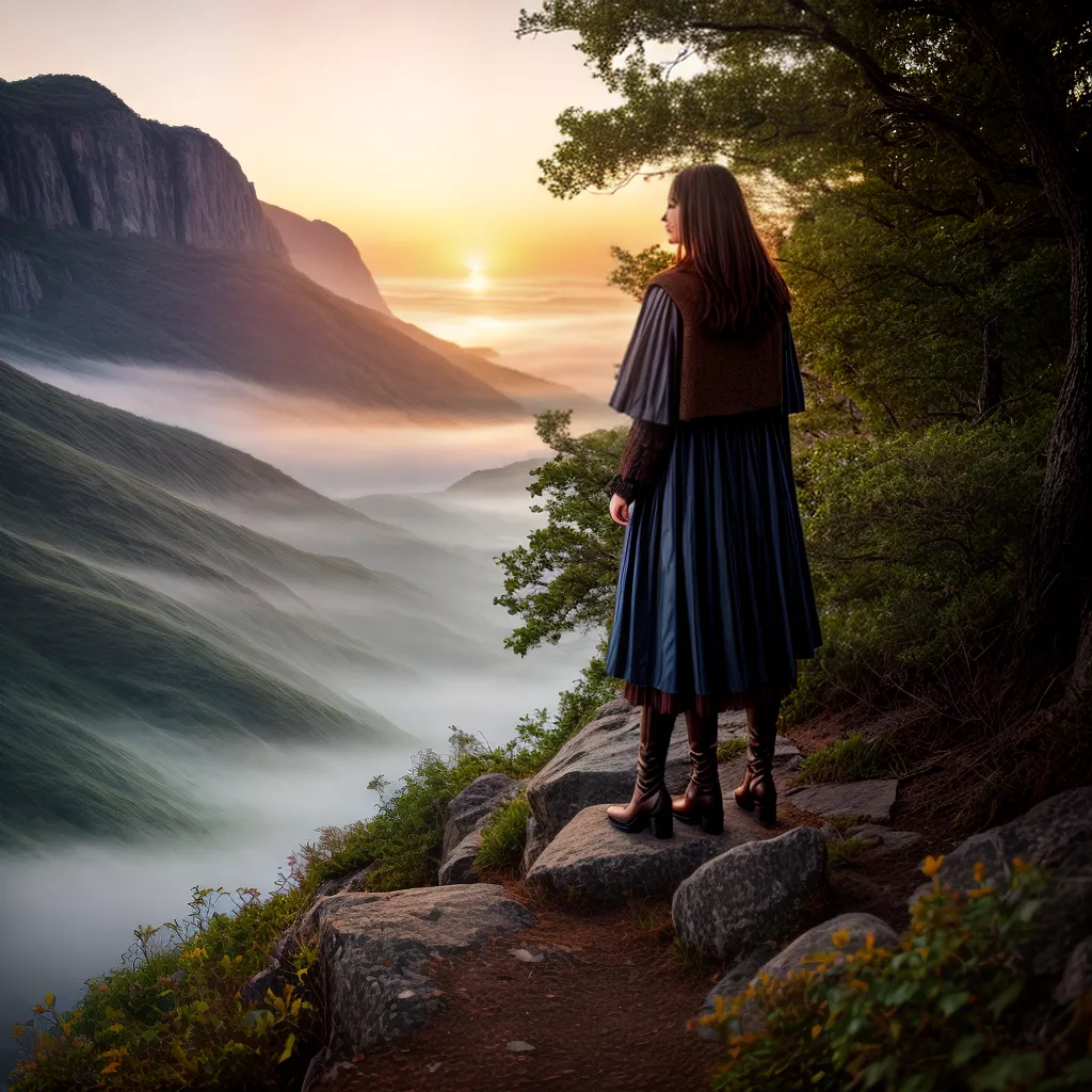 Fotos liberdade por do sol montanha