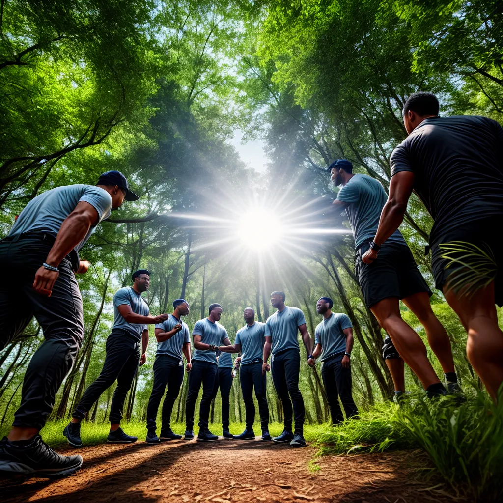 Fotos lideranca equipe torcha floresta
