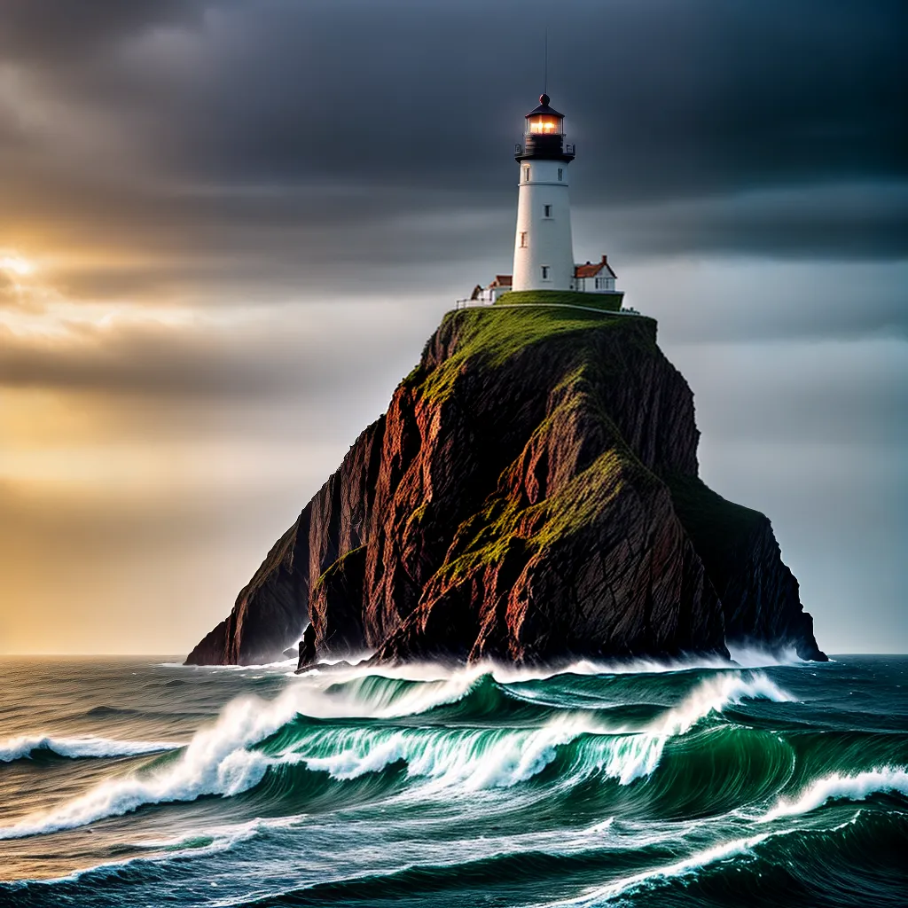 Liderança cristã: como ser um norteador de sucesso. 9 Fotos lideranca faro mar tempestade 2