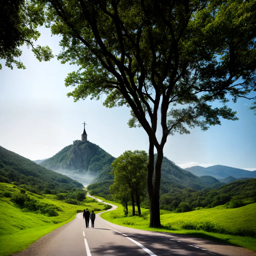 Fotos lideranca igreja caminho montanhas