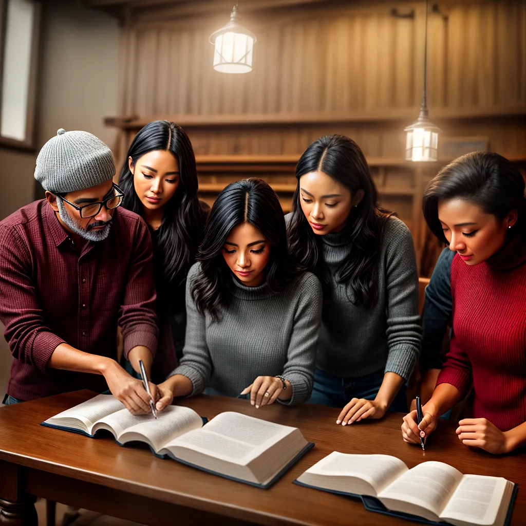Fotos lideres cristaos discussao estudo biblia