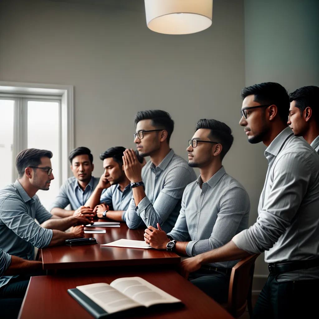 Fotos lideres igreja discussao oracao