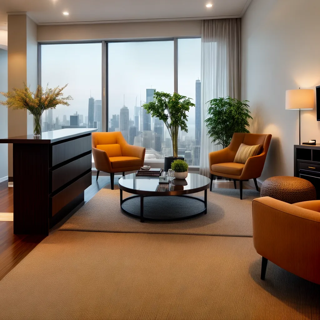 9. Conceito do hotel: saiba como identificar a proposta e estilo de cada lugar 7 Fotos lobby hotel minimalista flores luz cidade