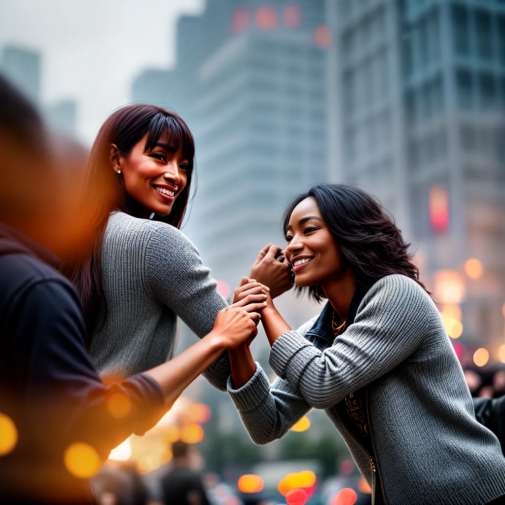 Fotos mao amiga comunidade diversa