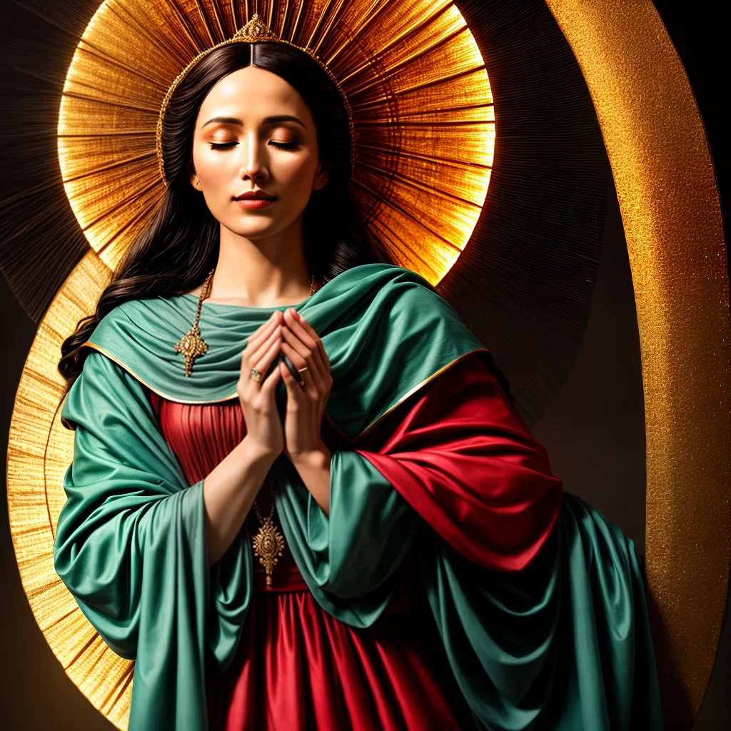 Entenda a importância do cântico de Maria no Magnificat. 6 Fotos maria oracao luz halo esperanca