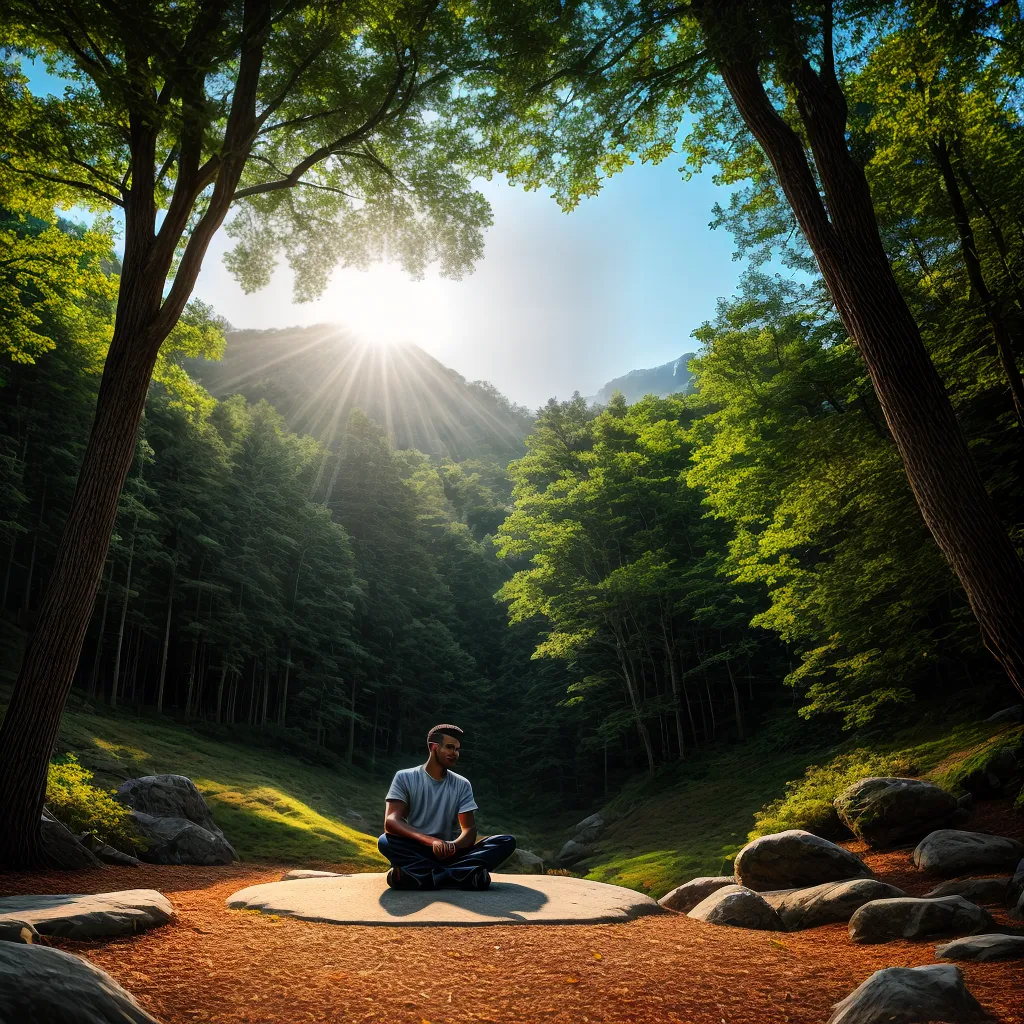Como a meditação pode aumentar sua conexão espiritual. 8 Fotos meditacao aura natureza
