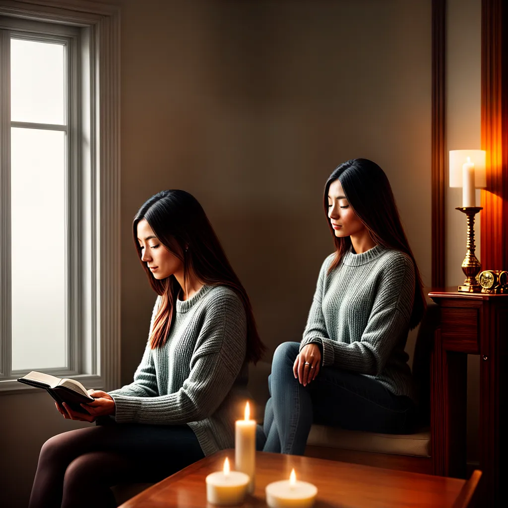 Como desenvolver a espiritualidade através do estudo bíblico 9 Fotos meditacao biblia luz velas