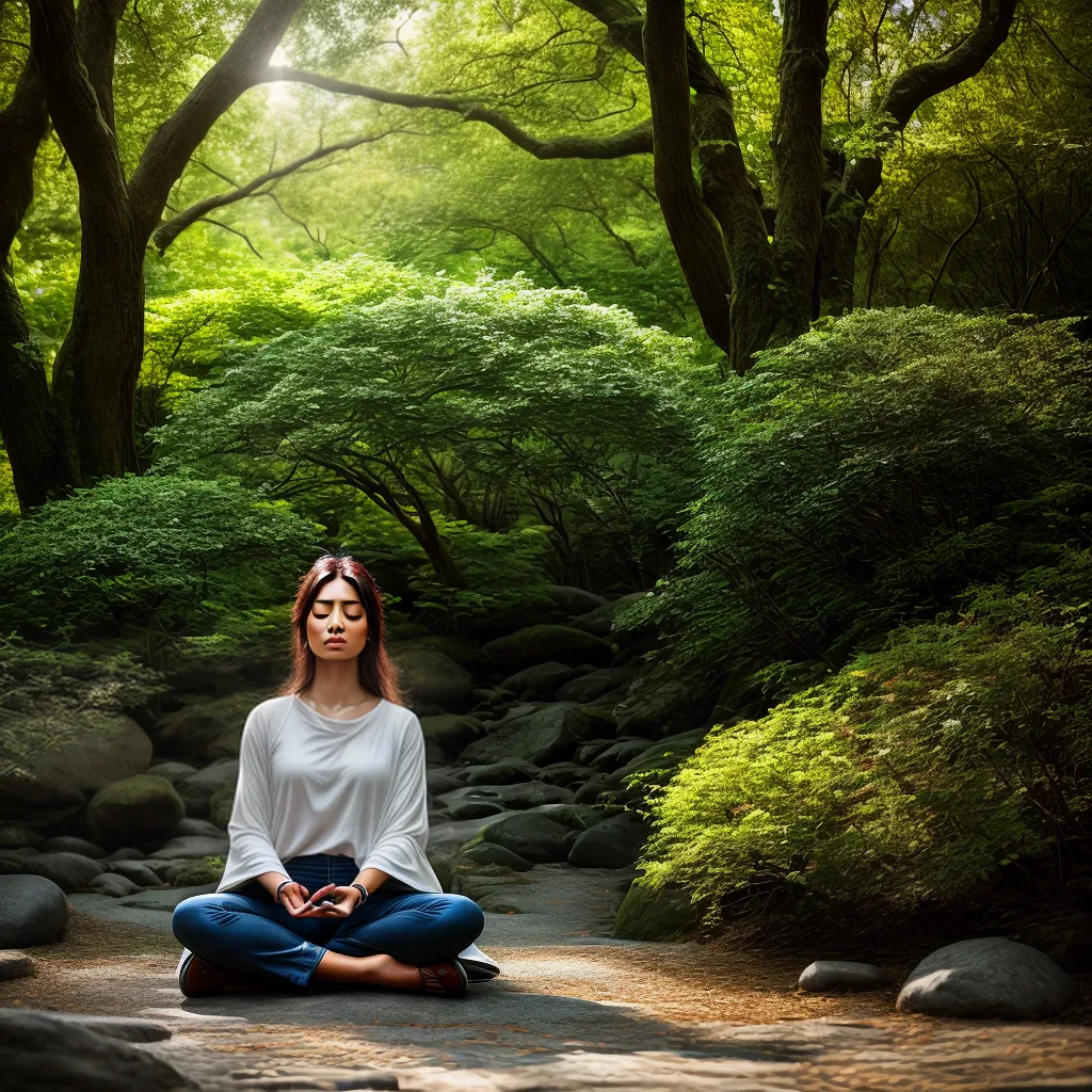 Como a Feminilidade pode fortalecer sua vida espiritual 7 Fotos meditacao feminina natureza flor