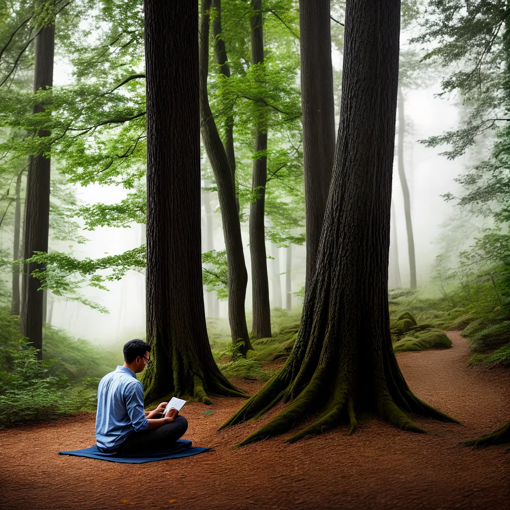 Como encontrar Descanso em meio ao Descontentamento. 8 Fotos meditacao floresta paz interna