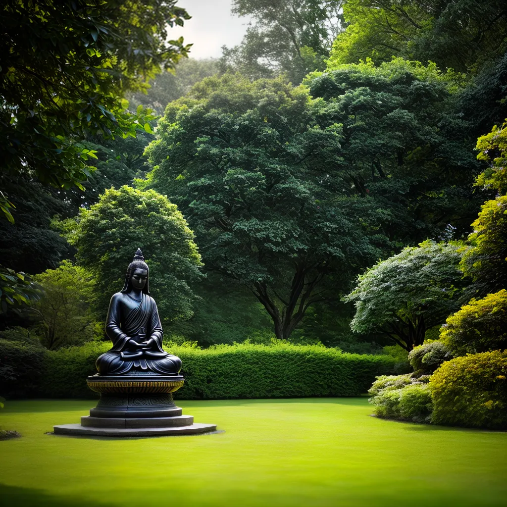 Descanso e Devoção: Encontrando Forças para o Desafio Diário. 9 Fotos meditacao jardim deus simbolo paz