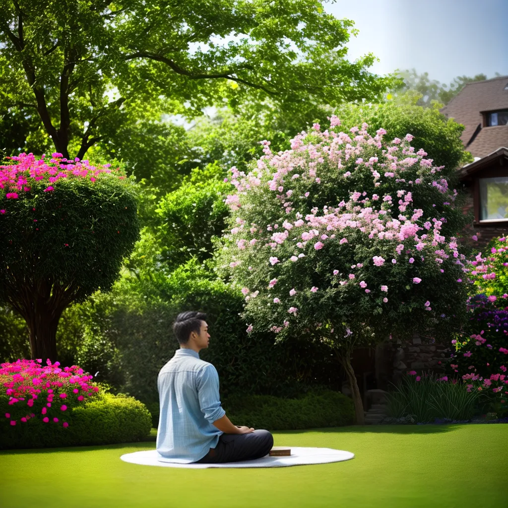 Fotos meditacao jardim flores passaros sol