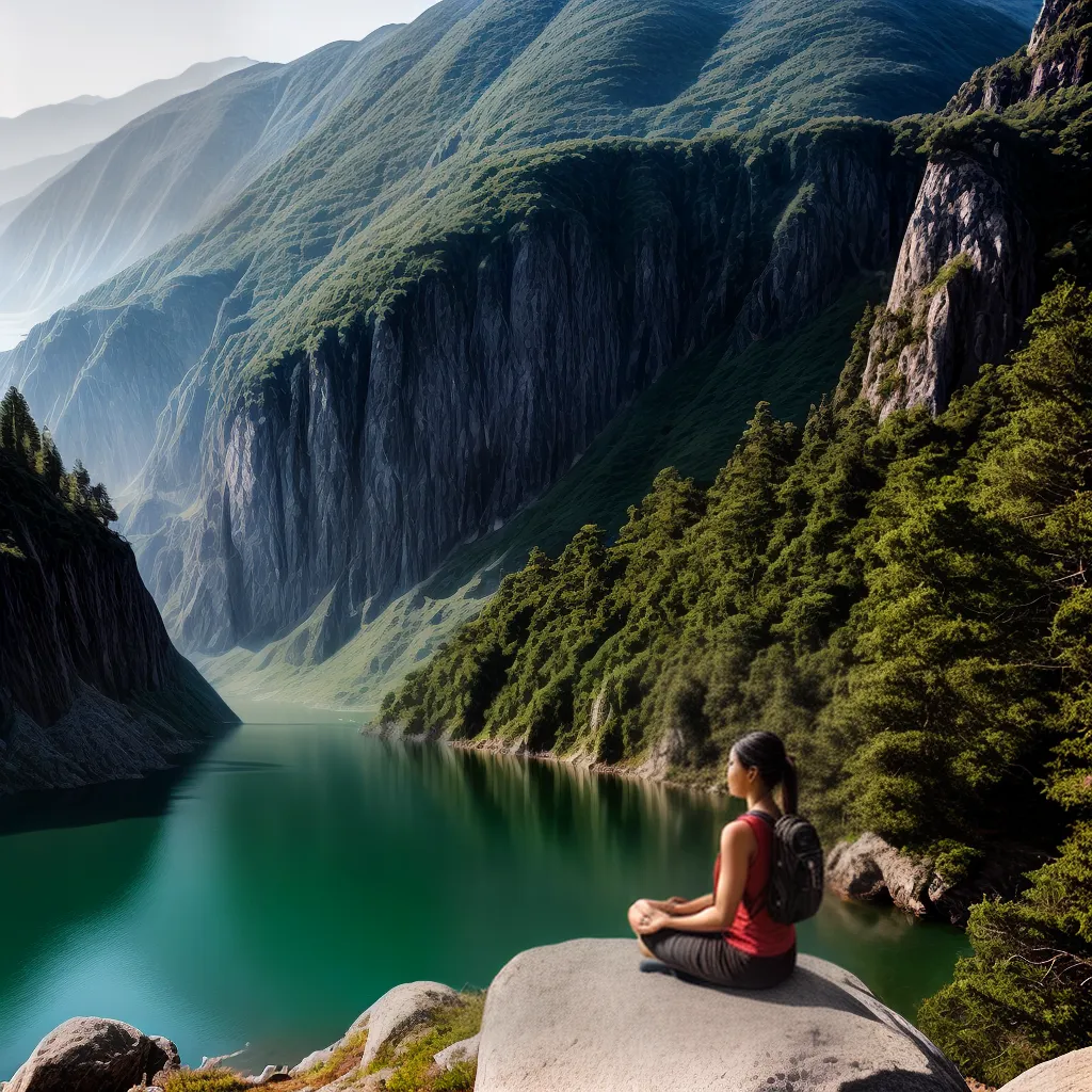 Fotos meditacao jejum natureza espiritualidade
