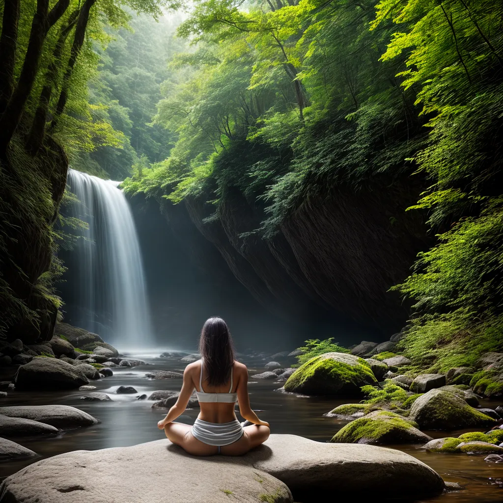 Fotos meditacao jejum natureza paz