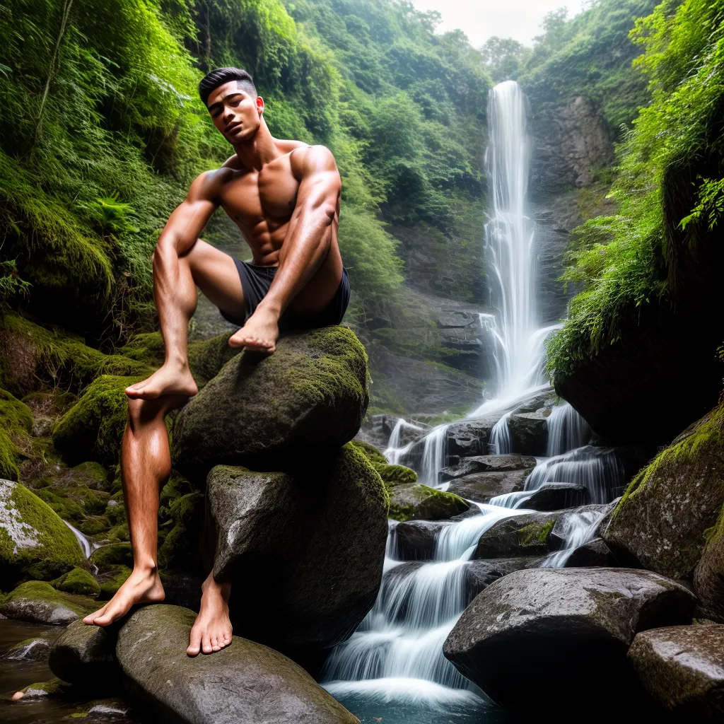 A Importância do Desenvolvimento Espiritual na Adolescência 9 Fotos meditacao jovem cachoeira montanha