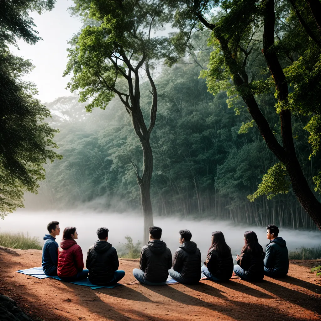 Como cultivar a Espiritualidade na Juventude 8 Fotos meditacao jovens circulo comunidade