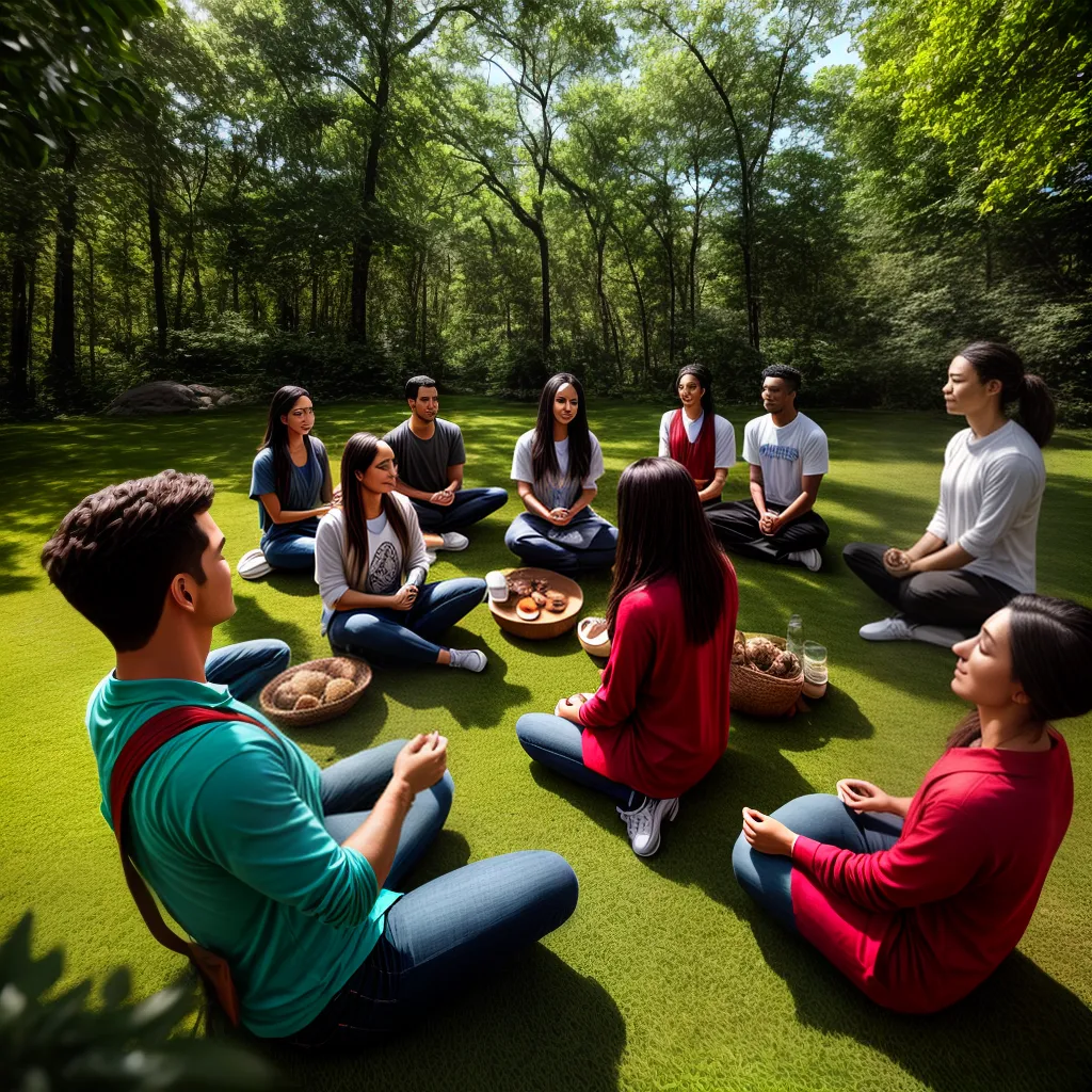 Como cultivar a Espiritualidade na Juventude 6 Fotos meditacao jovens natureza paz