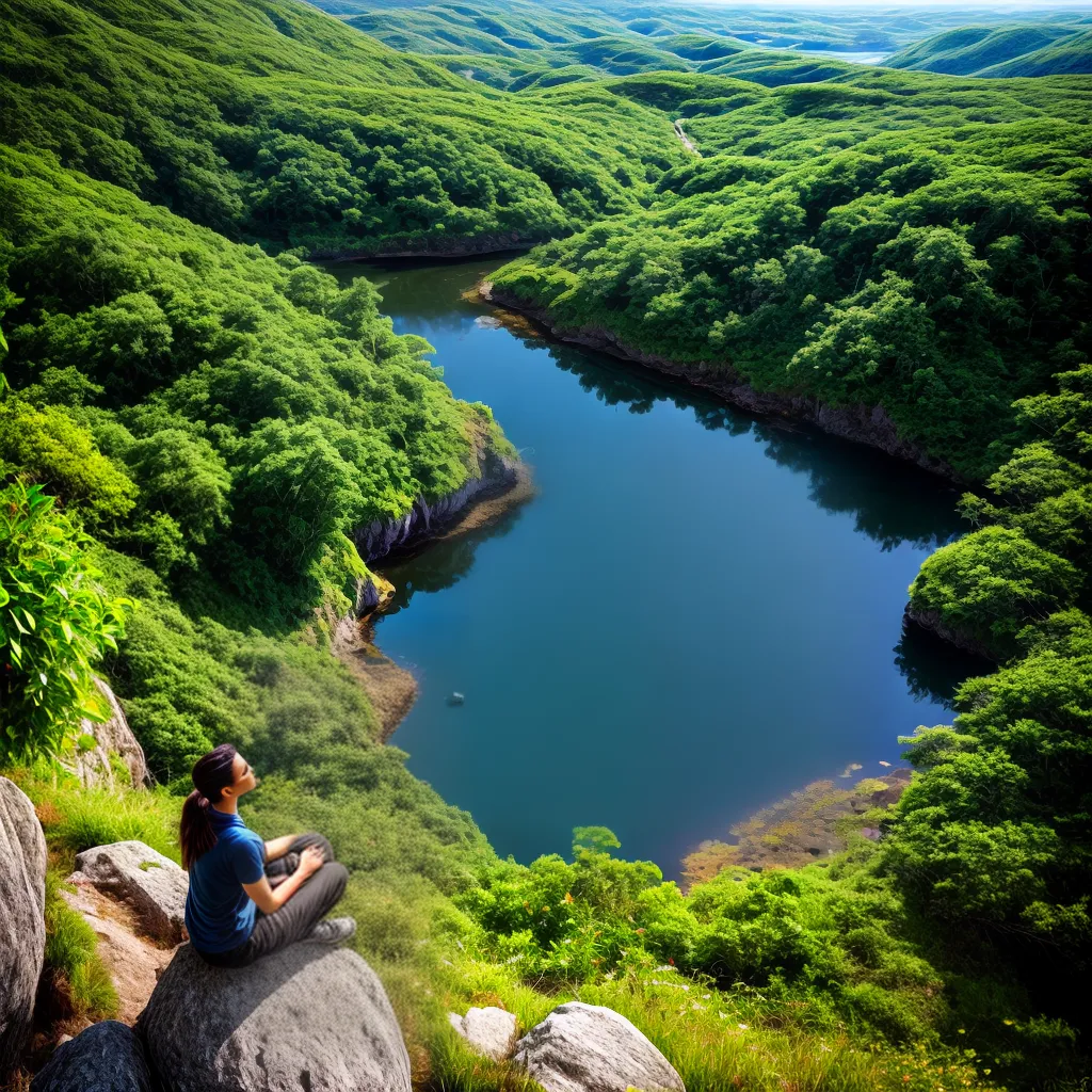 O que é o Retiro Espiritual e como ele pode mudar sua vida 9 Fotos meditacao montanha ceu verde 2