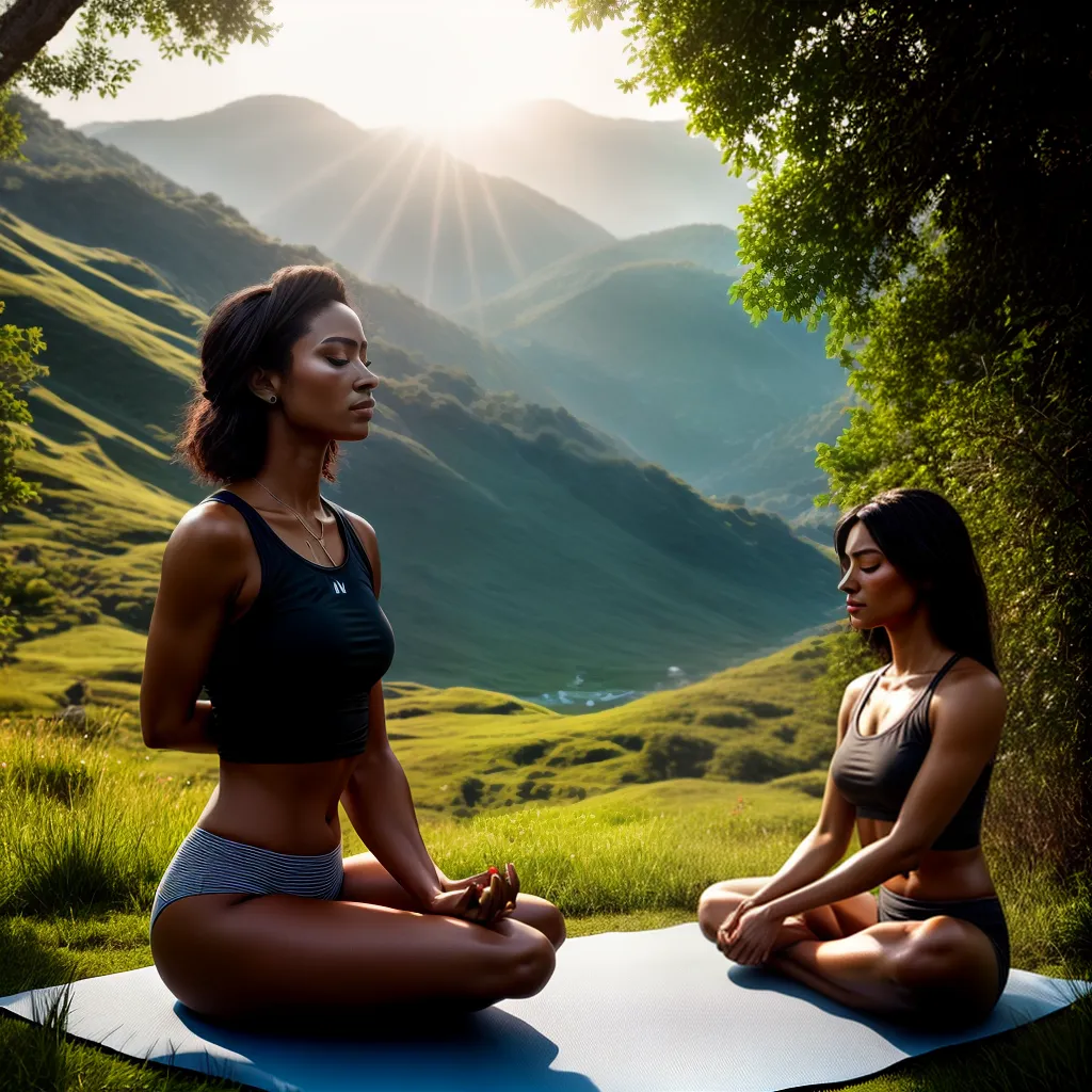 Fotos meditacao natureza amanhecer paz