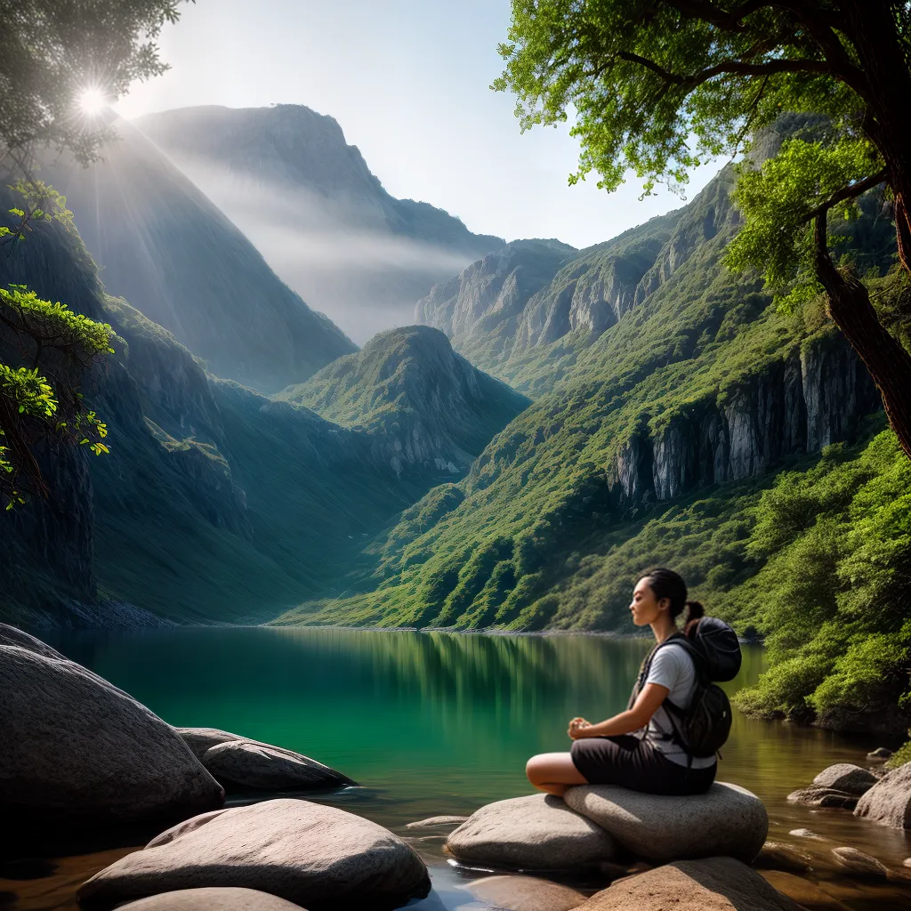 Fotos meditacao natureza espiritualidade paz 2