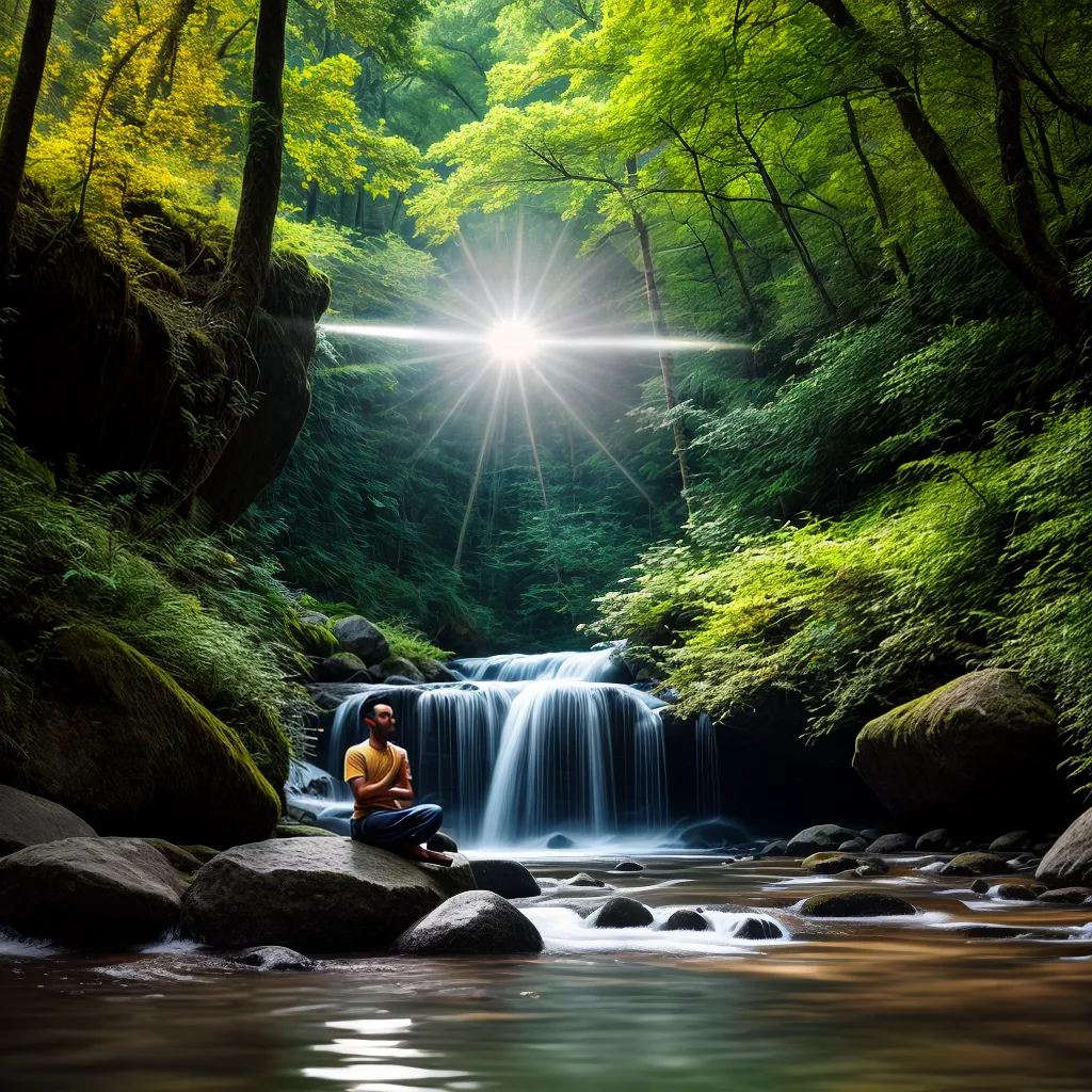 Fotos meditacao natureza espiritualidade vela