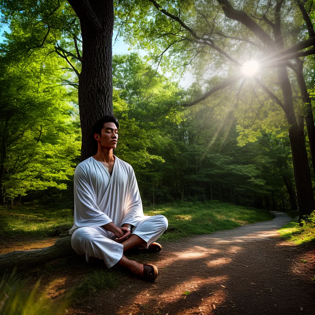 Fotos meditacao natureza luz silencio paz