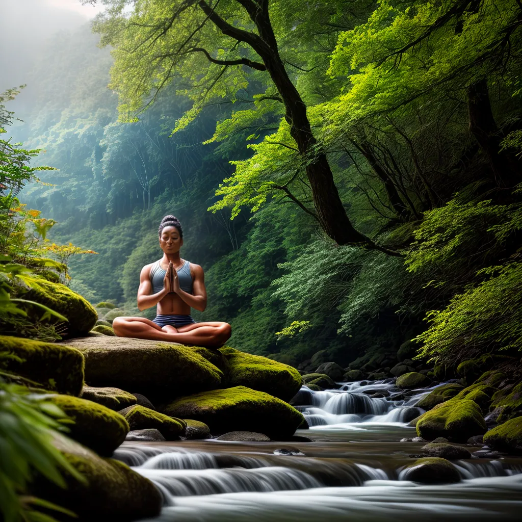 Fotos meditacao natureza paz serenidade