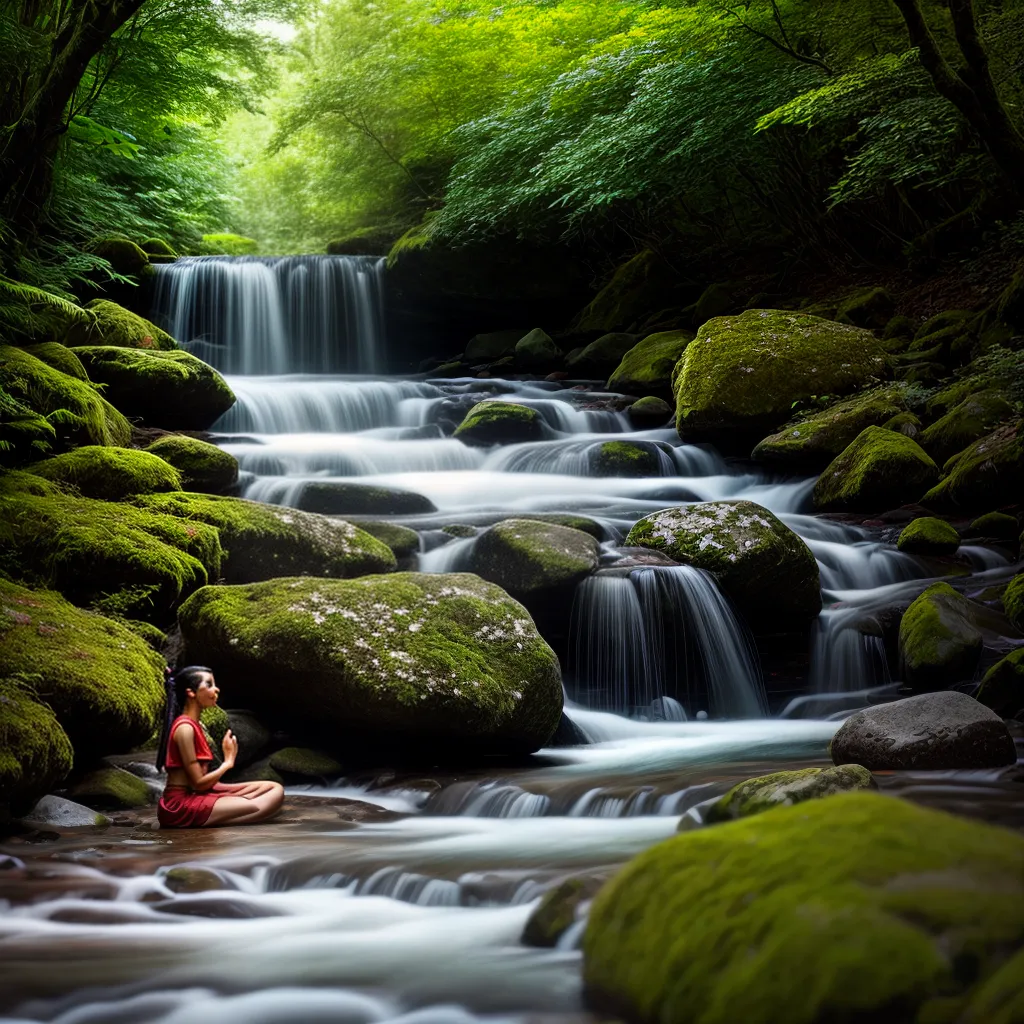 Desenvolvendo o discernimento espiritual através da meditação 6 Fotos meditacao natureza rio serenidade 2