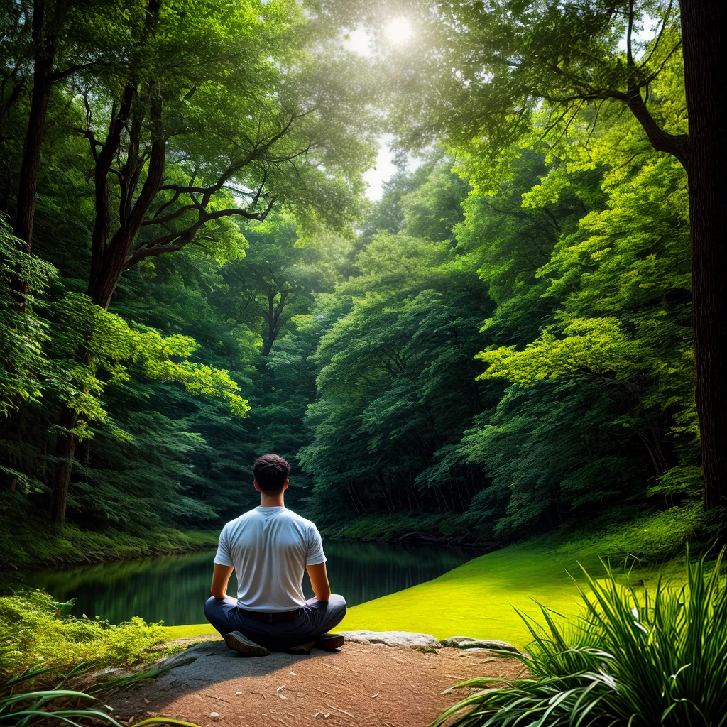 Fotos meditacao natureza sabatico livro