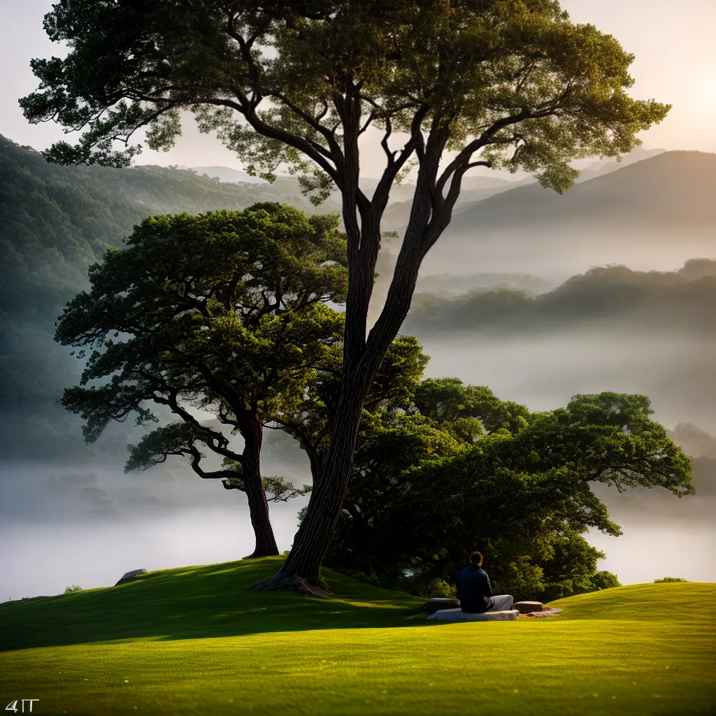 Desenvolvimento espiritual: a busca pelo conhecimento de Deus 9 Fotos meditacao natureza serenidade 2
