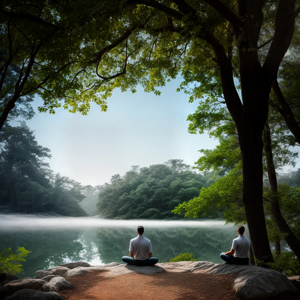 Como encontrar a santidade através da simplicidade e sabedoria. 9 Fotos meditacao natureza serenidade 3