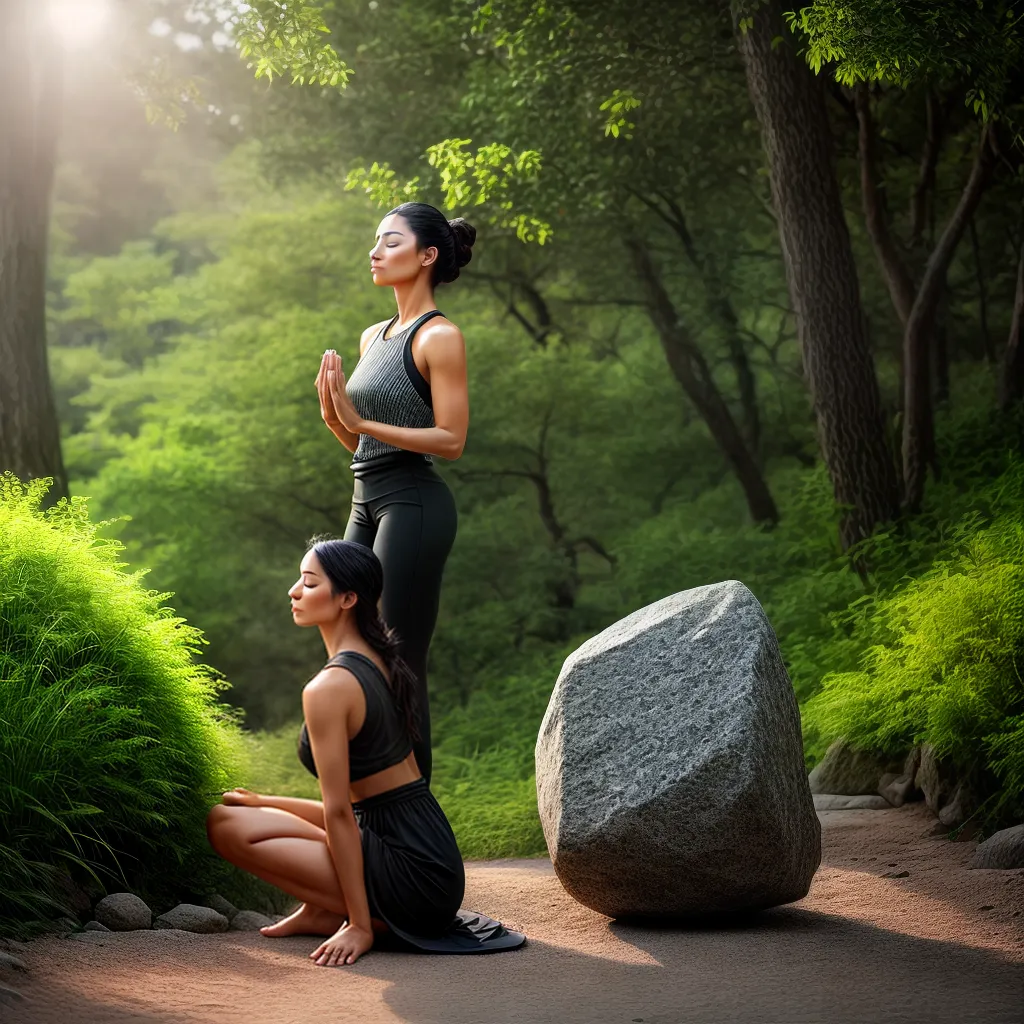 Fotos meditacao natureza serenidade espiritualidade