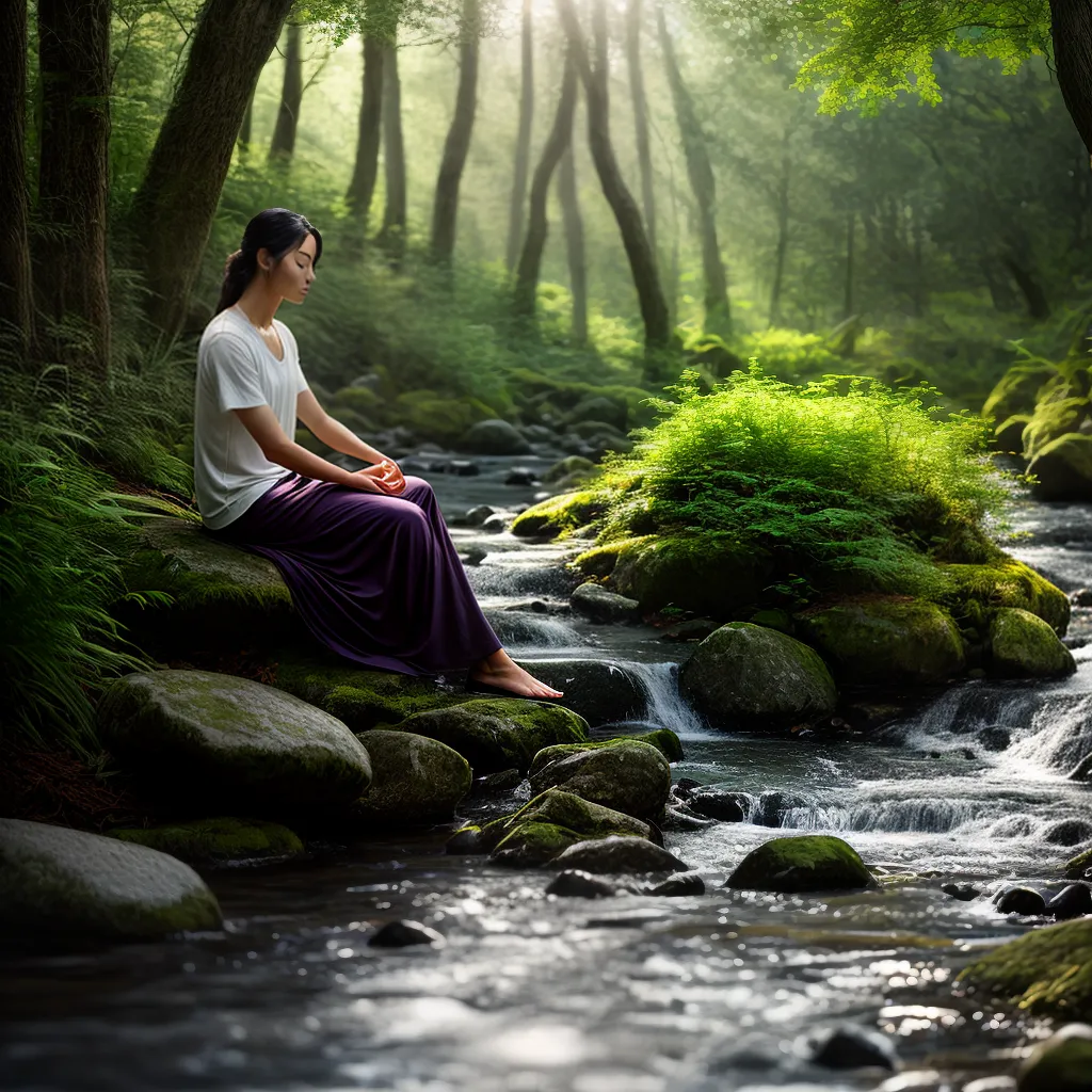 POR QUE a oração é fundamental para a saúde emocional e mental 8 Fotos meditacao natureza serenidade paz 4