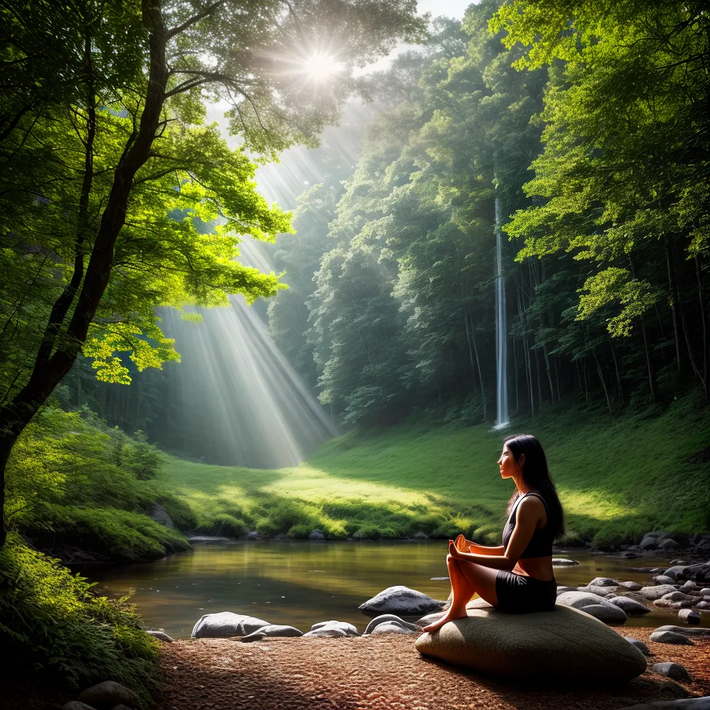 Desenvolvendo o discernimento espiritual através da meditação 8 Fotos meditacao natureza serenidade sol 2