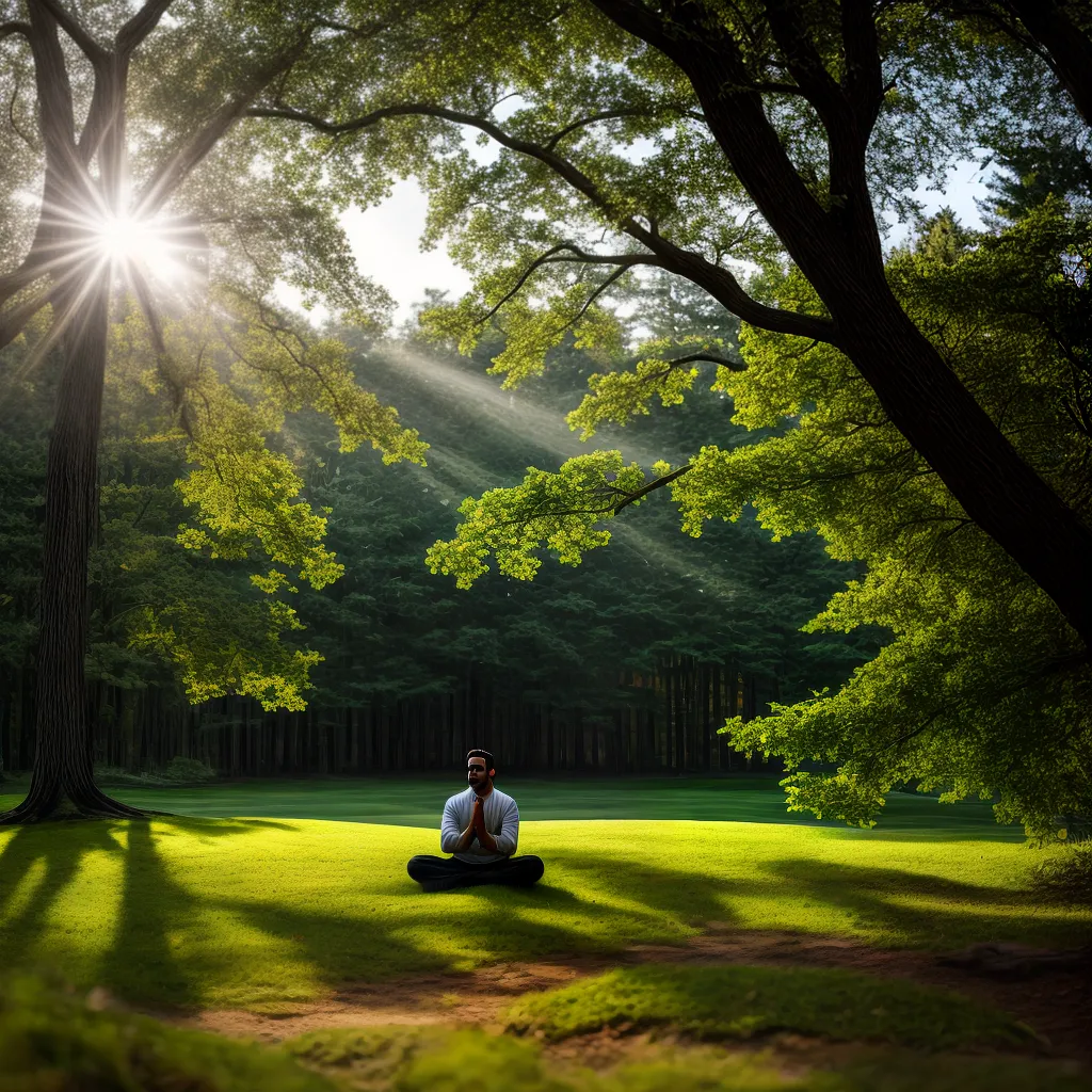 Fotos meditacao natureza sol renovo