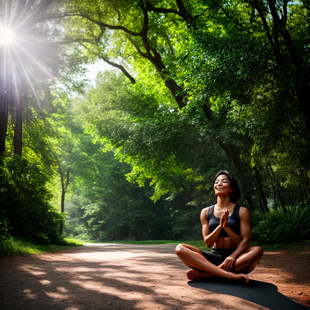 Como cultivar a sabedoria espiritual através da meditação 9 Fotos meditacao natureza sol serenidade