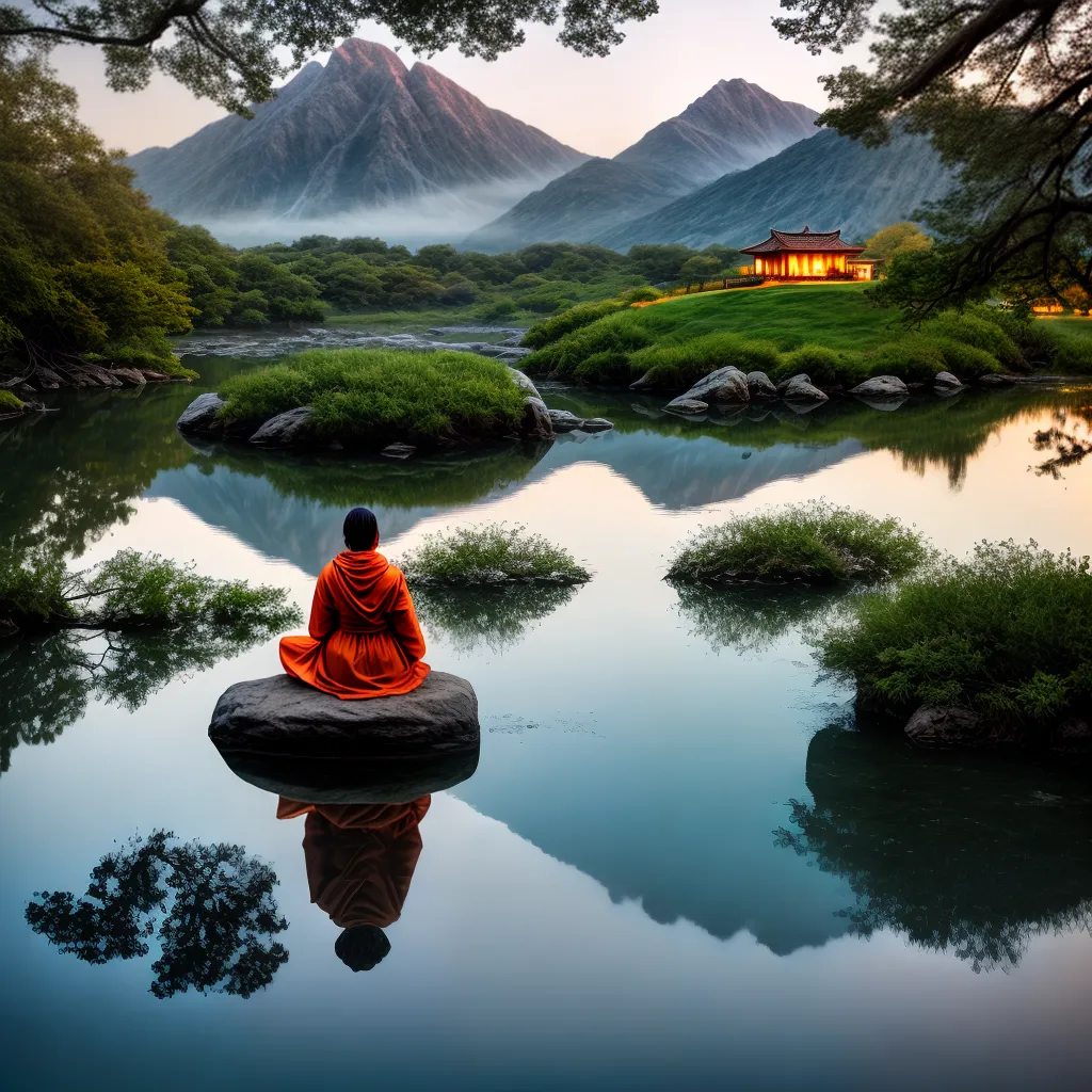 Como encontrar paz em momentos de quedas espirituais 9 Fotos meditacao paz interior por do sol