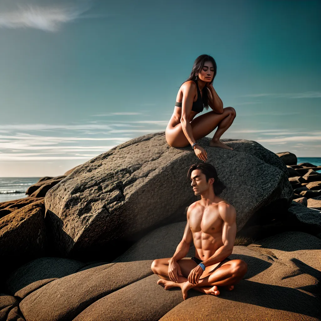 Como Superar a Angústia e Encontrar a Paz Interior 6 Fotos meditacao praia ondas serenidade