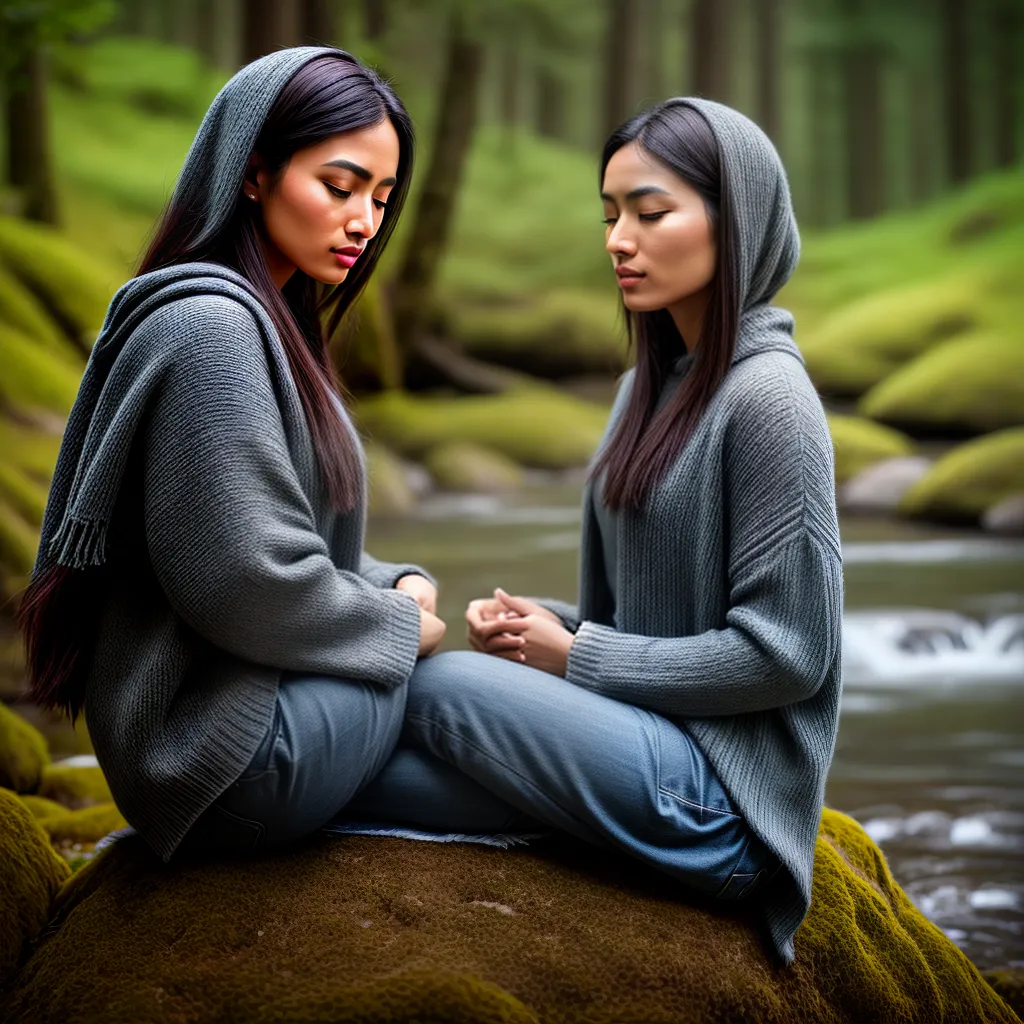 Seriedade espiritual: como cultivar a gravidade na fé. 8 Fotos meditacao serenidade natureza foco