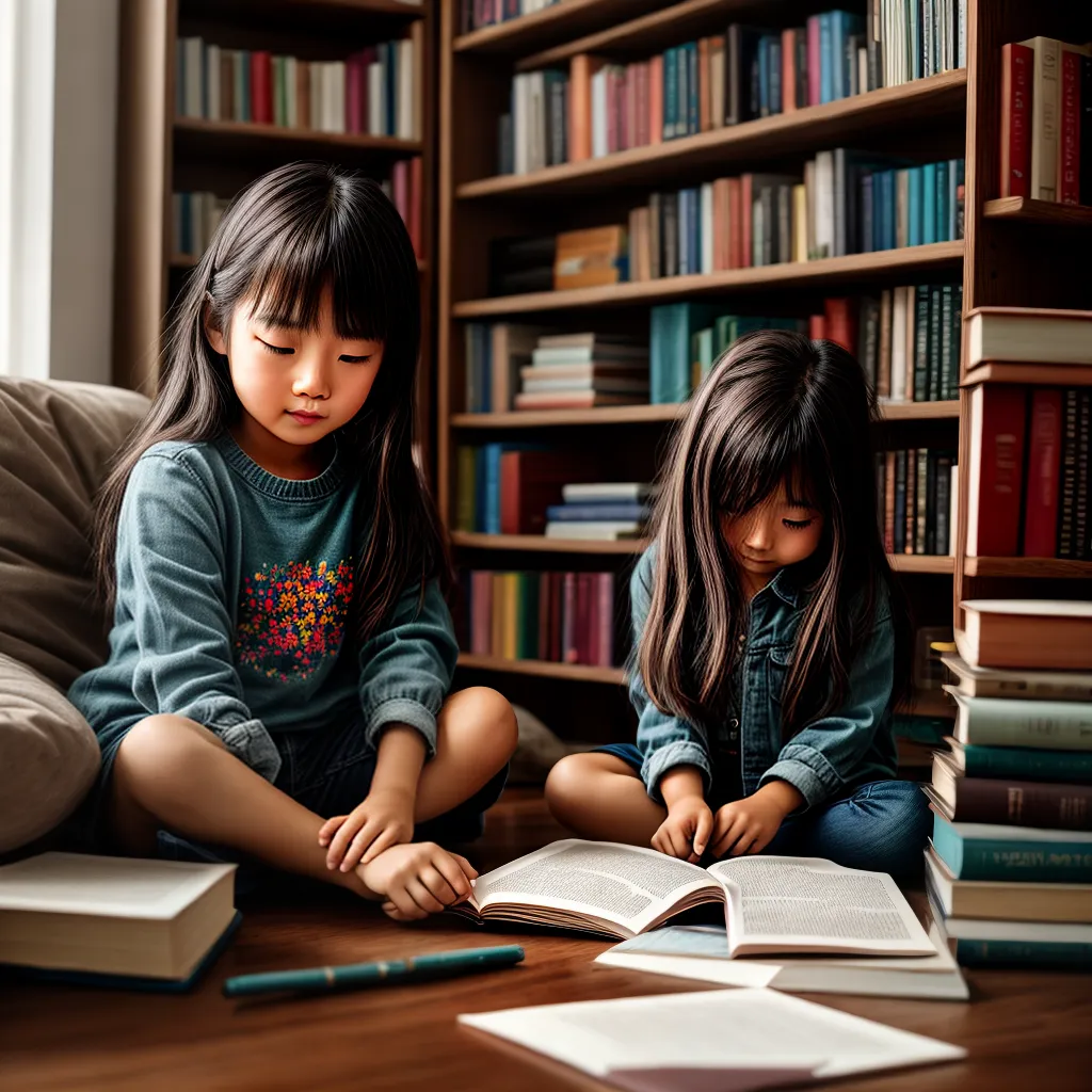 Como escolher o Livrinho perfeito para as crianças. 7 Fotos menina livros coloridos estante