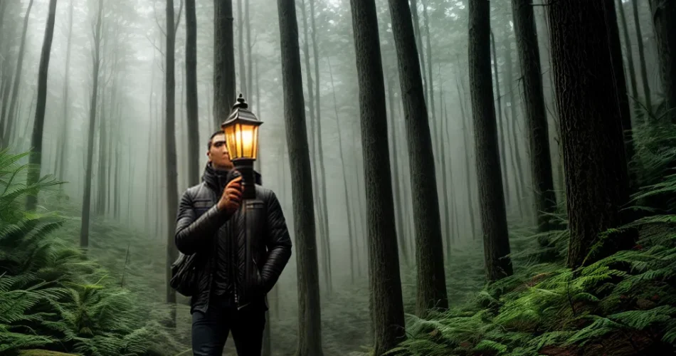 Fotos mentoria lanterna floresta escuridao