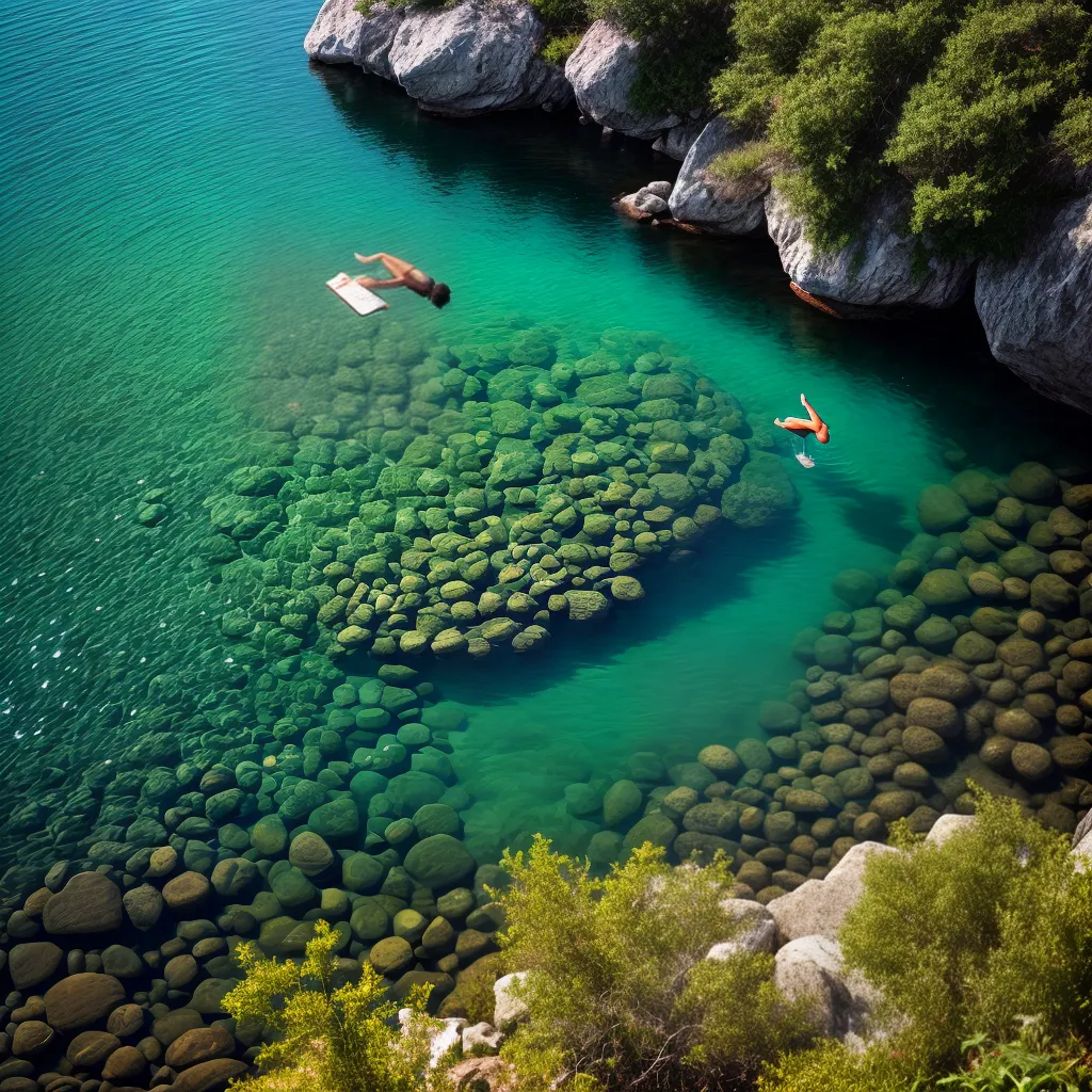 Fotos mergulho biblia graca piscina